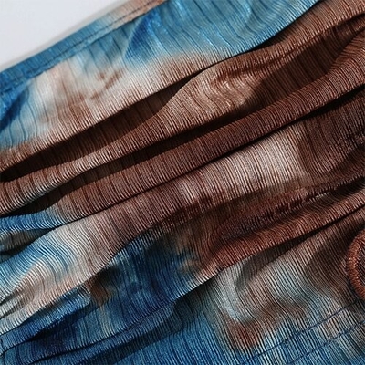 OEM maufactoryEuropean and American cross -border summer new one -word back -back top jacket tie dye camisole small vest