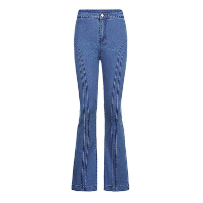 European And American Skinny Wide Leg Micro Flared Jeans Women