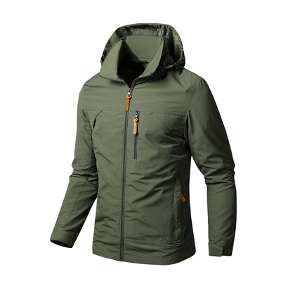 Breathable Water Resistance Jacket Men'S Spring And Autumn Outdoor Sports Jacket For Mountaineering