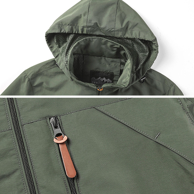 Breathable Water Resistance Jacket Men'S Spring And Autumn Outdoor Sports Jacket For Mountaineering