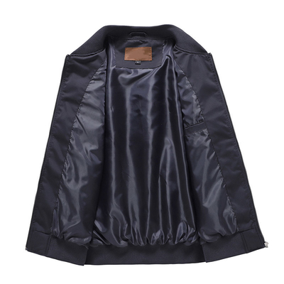 Men'S Bomber Jackets  Windbreaker Spring Fall Full Zip Outwear Casual Thin Coat